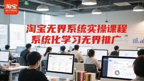 淘宝无界系统实操课程，系统化学习无界推广-自由仓库