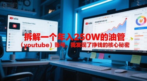 付费文章：拆解一个年入250W的油管（youtube）账号，我发现了挣钱的核心秘密-自由仓库