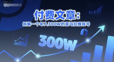 付费文章：拆解一个年入300W的喜马拉雅账号-自由仓库