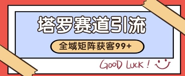 小红书某音塔罗赛道引流获客 自热矩阵日引200+【揭秘】-自由仓库