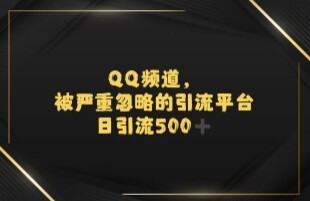 引流蓝海QQ频道，日引500+创业粉-自由仓库