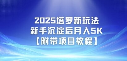 2025塔罗新玩法，新手沉淀后月入5K【附带项目教程】-自由仓库